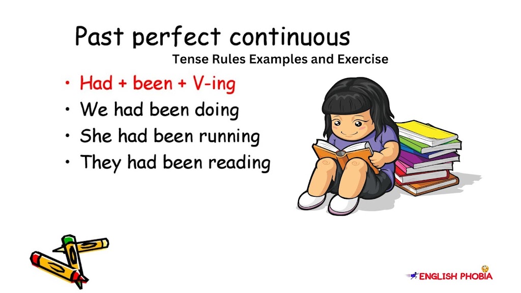 Past Perfect Continuous Tense Rules Examples and Exercise