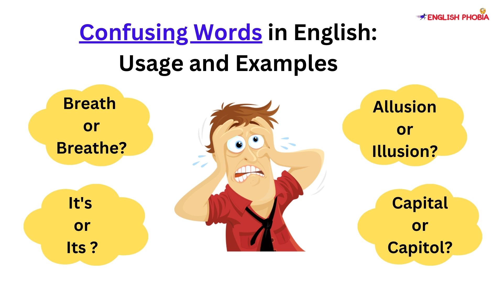 Confusing Words In English Usage And Examples 