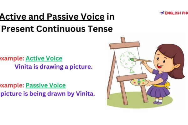 Voice in Present Continuous Tense